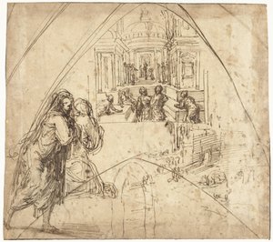 Presentazione di Maria al Tempio da Vincenzo Tamagni da San Gimignano