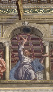 Santi (affresco) (dettaglio) da Vincenzo and Antonio  Campi