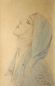 Diana Cooper di profilo e la Madonna in 