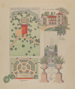 Progetto di villa italiana