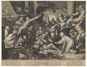 La resurrezione di Lazzaro (copia inversa) da Vischer