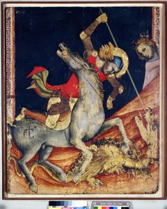 San Giorgio uccide il drago da Vitale da Bologna