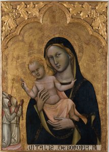 Vergine dei Flagellanti, ca 1350 da Vitale da Bologna