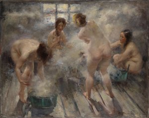 In una Banya russa, 1916