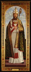 Un vescovo santo che benedice da Vittore Carpaccio