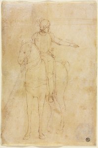 Figura corazzata a cavallo da Vittore Carpaccio