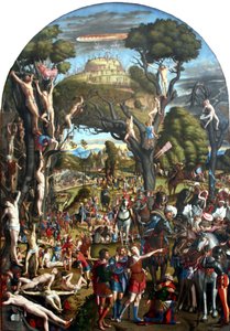 Crocifissione e apoteosi dei diecimila martiri del monte Ararat da Vittore Carpaccio