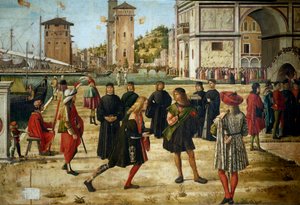 Ciclo della vita di Santa Orsola. Terzo episodio: il ritorno degli ambasciatori dal re d