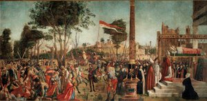 Ciclo della vita di Santa Orsola: il martirio dei pellegrini e il funerale di Santa Orsola