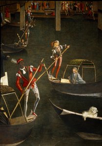 Il miracolo della reliquia della Santa Croce al Ponte di Rialto a Venezia (dettaglio)