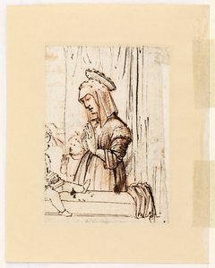 Vergine che adora il Bambino Gesù con San Giovanni, fine 1480 - inizio 1490