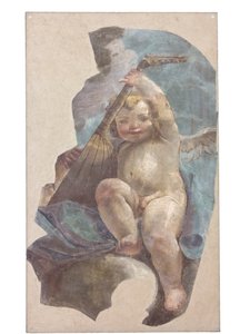 Affreschi di angeli, originariamente dalla chiesa di Sant