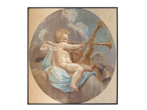 Affreschi di angeli, originariamente dalla chiesa di Sant