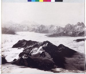 Radiografia panoramica dalla vetta del Monte Elbrus da Vittorio Sella