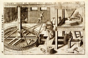Macchina da mulino a cavallo, 1607 da Vittorio Zonca