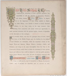 Carta commerciale per Messrs. Henry Southgate & Co., librai, XIX secolo da Vizetelly and Company