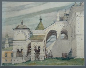 La Chiesa della Trinità a Solikamsk, 1909 da Vladimir Alexandrovich Plotnikov