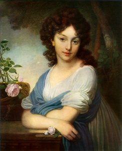 Ritratto di Yelena Alexandrovna Naryshkina, 1799, 1965 da Vladimir Borovikovsky