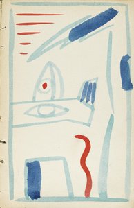 Illustrazione per Il latte delle giumente di David Burlyuk e altri, 1914