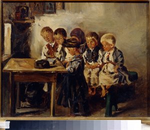 Aspettando la maestra da Vladimir Egorovic Makovsky