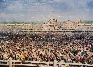 Campo di Khodynka il 18 maggio 1896, 1899 da Vladimir Egorovic Makovsky