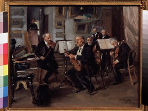 Serata musicale da Vladimir Egorovic Makovsky