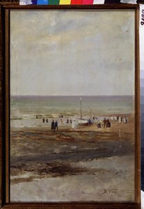Sulla spiaggia da Vladimir Egorovic Makovsky