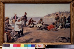 Sul ponte da Vladimir Egorovic Makovsky