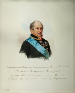 Ritratto di Alexei Zakharovich Khitrovo da Vladimir Ivanovich Hau