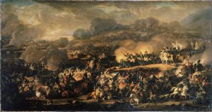 La battaglia delle nazioni a Lipsia (Germania) nell