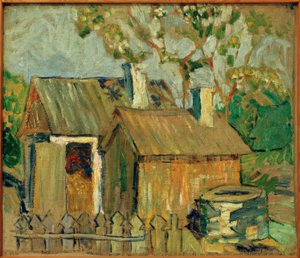 Paesaggio con fiori da Vladimir Lefgravovitch Tatline