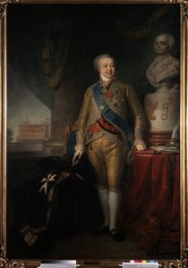 Ritratto del principe Alessandro Kourakine da Vladimir Lukich Borovikovsky