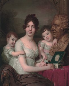 Ritratto della contessa Liubov Ilyinichna Kusheleva, nata Bezborodko 1783-1809 con bambini, 1803