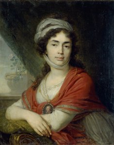 Ritratto di Maria Marfa Dmitrievna Dunina, nata Norova, 1799 da Vladimir Lukich Borovikovsky