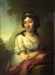 Ritratto di Yekaterina Vasilyevna Torsukova, 1795 da Vladimir Lukich Borovikovsky