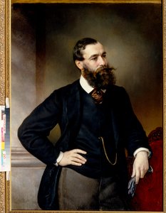 Ritratto del giurista e filosofo Boris Nikolaievitch Chicherin (1828-1904)