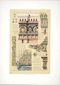 Antiche piastrelle ornamentali russe