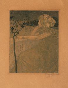 Meditazione sul balcone da Vojtěch Preissig
