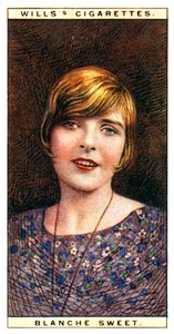 Blanche Sweet, attrice americana da WD and HO Wills