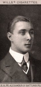 H.H, PR. Alessandro di Battenberg da WD and HO Wills