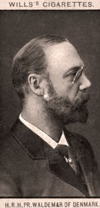 Principe Valdemaro di Danimarca, 1908 da WD and HO Wills