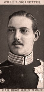 S.A.R. Principe Aage di Danimarca, 1908 da WD and HO Wills