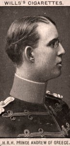 S.A.R. Principe Andrea di Grecia, 1908 da WD and HO Wills