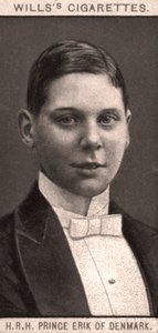 S.A.R. Principe Erik di Danimarca, 1908 da WD and HO Wills