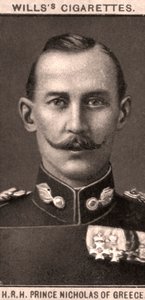 S.A.R. Principe Nicola di Grecia, 1908 da WD and HO Wills