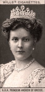 S.A.R. Principessa Andrea di Grecia, 1908 da WD and HO Wills