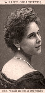 S.A.R. Principessa Beatrice di Sassonia-Coburgo, 1908 da WD and HO Wills