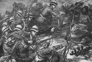 La battaglia di Tamai, c1885