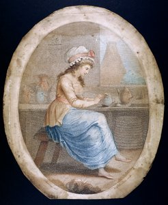 La ragazza dello Staffordshire, fine XVIII-inizio XIX secolo da WN Gardner