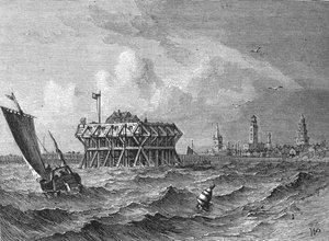 Calais dal Mare, c1880 da W.P.